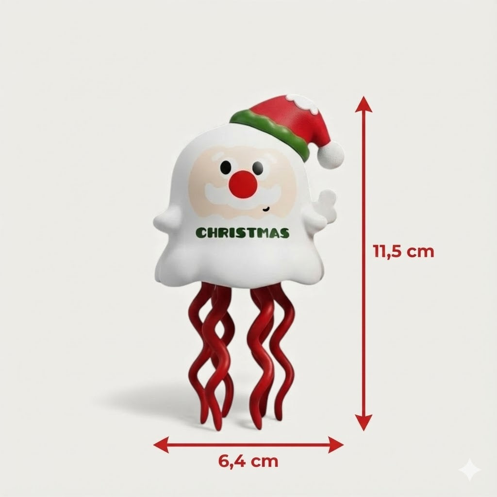Montessori-Spielzeug: Weihnachtsfiguren mit Tentakeln