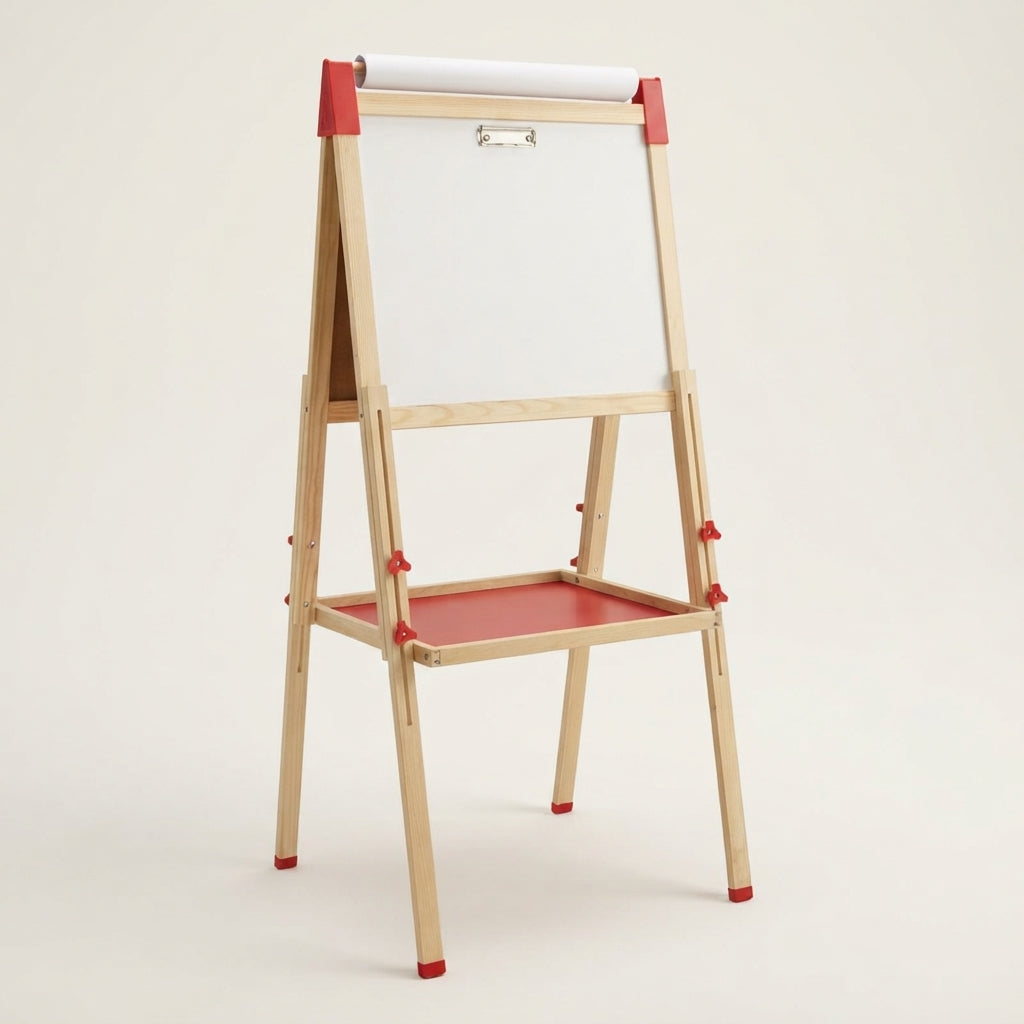 Doppelseitiges Montessori-Holztableau