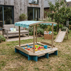 Montessori-Sandkasten mit Dach