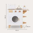 Montessori-Waschmaschine aus Holz