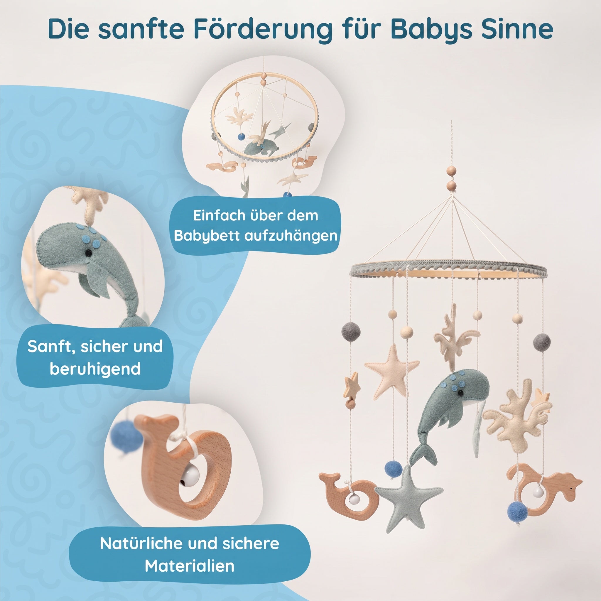 Montessori-Mobile zum Thema Meeresleben